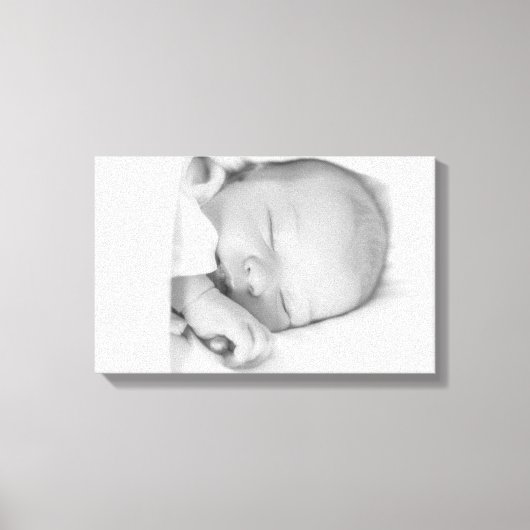 Personalisieren Sie Leinwand Art Black and White F (Vorderseite)