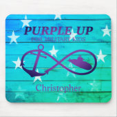 Personalisieren Sie Lila Aufnahmen für das U-Boot  Mousepad (Vorne)