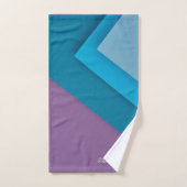 Personalisieren Sie Lila Blue Green Gold für mehre Badhandtuch Set (Handtuch)