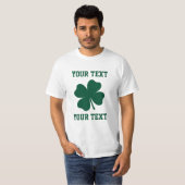 Personalisieren Sie Lucky Kleeblatt T-Shirt (Vorne ganz)