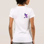 Personalisieren Sie Lupus Unterstützung Hübscher L T-Shirt (Rückseite)