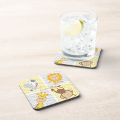 Personalisieren Sie lustige und Niedliche Kinderti Getränkeuntersetzer (Rechte Seite)