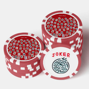 Personalisieren Sie MahJong-Kacheln (Symbole) auf  Pokerchips