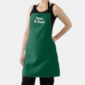 Personalisieren Sie mit dem Markennamen Green Chef Schürze (InSitu)