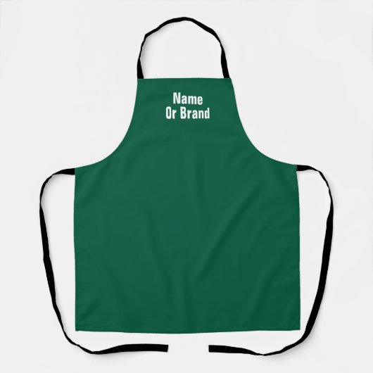 Personalisieren Sie mit dem Markennamen Green Chef Schürze (Vorderseite)