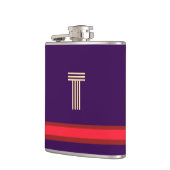 Personalisieren Sie mit Ihrem ersten Lila + Roten Flachmann (Links)