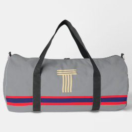 Personalisieren Sie mit Ihrem ersten Rot Streifen  Duffle Bag