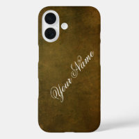Personalisieren Sie mit Ihrem Namen Rustic Brown
