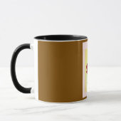 Personalisieren Sie Mocha Brown Glare Fun Tasse (Links)