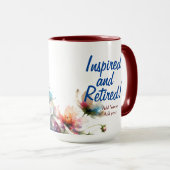 Personalisieren Sie moderne Inspirierte und gelieb Tasse (VorderseiteRechts)