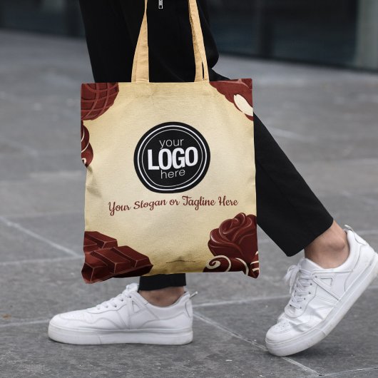 Personalisieren Sie moderne Schokoladengeschäfte Tasche
