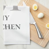 Personalisieren Sie Monogramm Anfangsname Mein Kit Geschirrtuch (Viertel Falte)