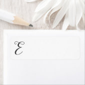 Personalisieren Sie Monogramm E mit Ihrem Namen (Insitu)