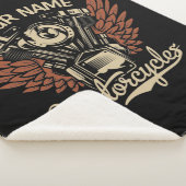 Personalisieren Sie Motorradfahrer Garage Sherpadecke (3/4)