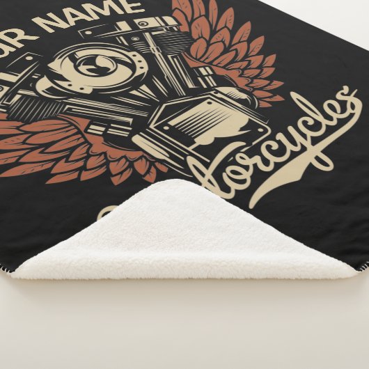 Personalisieren Sie Motorradfahrer Garage Sherpadecke (3/4)