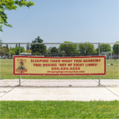 Personalisieren Sie Muay Thai Martial Arts School  Banner (Insitu)