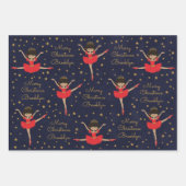 Personalisieren Sie multikulturelle Weihnachten Ba Geschenkpapier Set (Vorderseite)