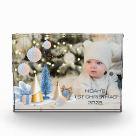 Personalisieren Sie Name & Foto Baby's First Chris