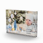 Personalisieren Sie Name & Foto Baby's First Chris (Rechts)