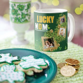 Personalisieren Sie Name und Foto St. Patrick's Da Kaffeetasse