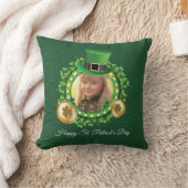 Personalisieren Sie Name und Foto St. Patrick's Da Kissen (Decke)