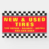 Personalisieren Sie neue und gebrauchte Reifen für Banner (Horizontal)