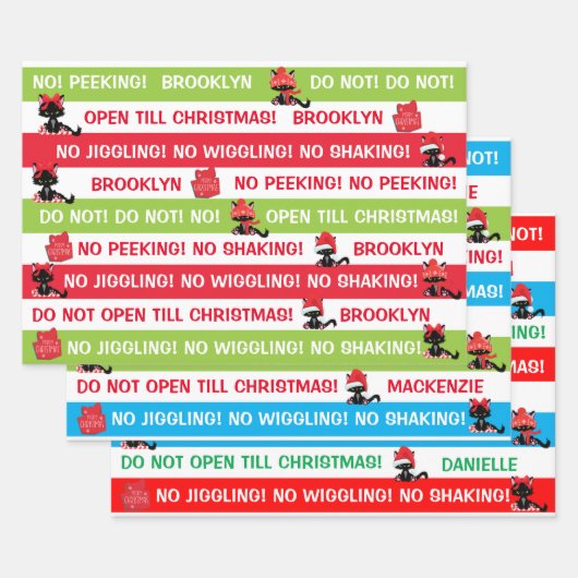 Personalisieren Sie nicht bis Weihnachten Cranky C Geschenkpapier Set (Set)