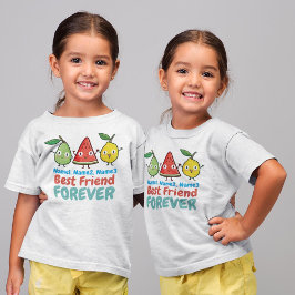 Personalisieren Sie Niedlich Frucht BESTE FREUNDIN T-Shirt