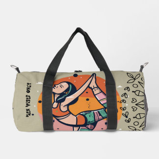 Personalisieren Sie nur Zen Vibes Duffle Bag