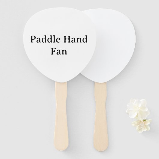 Personalisieren Sie Paddle Paddle Handfächer (Vorne und Hinten)