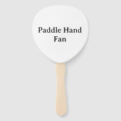 Personalisieren Sie Paddle Paddle Handfächer (Vorderseite)