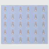 Personalisieren Sie Peter das Kaninchen Christenin Geschenkpapier (Flach)