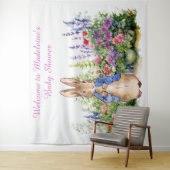 Personalisieren Sie Peter das Kaninchen in der Gar Wandteppich (Beispiel)