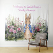 Personalisieren Sie Peter das Kaninchen in der Gar Wandteppich (Beispiel (Horizontal))