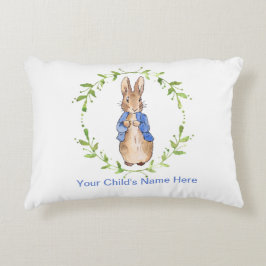 Personalisieren Sie Peter das Kaninchen mit dem Na Dekokissen