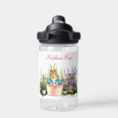 Personalisieren Sie Peter das Kaninchen Wasserflas Trinkflasche (Rückseite)