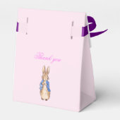 Personalisieren Sie Peter die Rabbit Baby Dusche Geschenkschachtel (Rückseite)