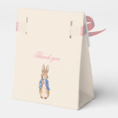 Personalisieren Sie Peter die Rabbit Baby Dusche Geschenkschachtel (Rückseite)