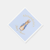 Personalisieren Sie Peter die Rabbit Baby Dusche N Serviette (Ecke)