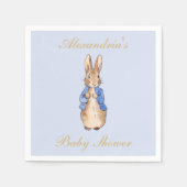 Personalisieren Sie Peter die Rabbit Baby Dusche N Serviette (Vorderseite)