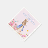 Personalisieren Sie Peter die Rabbit Baby Dusche N Serviette (Ecke)