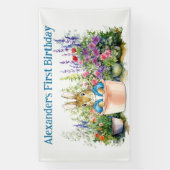 Personalisieren Sie Peter in einem Topf Erste Gebu Banner (Vertikal)