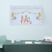 Personalisieren Sie Peter rabbit Baby Duschgarten Banner (Messeveranstaltung)