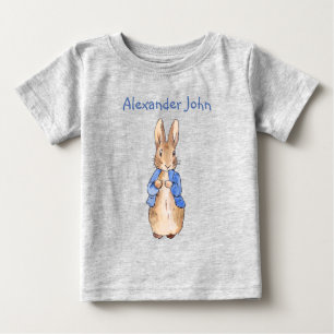 Personalisieren Sie Peter vom Kaninchen Baby T-shirt