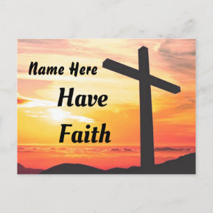 Personalisieren Sie Postcard haben Vertrauen Postkarte