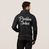 Personalisieren Sie PROBLEM SOLVER Men Funny Gift Hoodie (Schwarz voll)