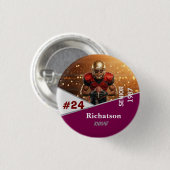 personalisieren Sie professionelle Vorlage einfach Button (Vorne & Hinten)
