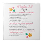 Personalisieren Sie Psalm 23-NIV Bibelbibliotheken Fliese (Vorderseite)