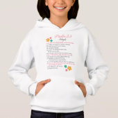Personalisieren Sie Psalm 23-NIV Bibelbibliotheken Hoodie (Vorderseite)
