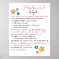 Personalisieren Sie Psalm 23-NIV Bibelbibliotheken